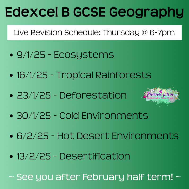 Edexcel B GCSE Geography Exam Masterclass