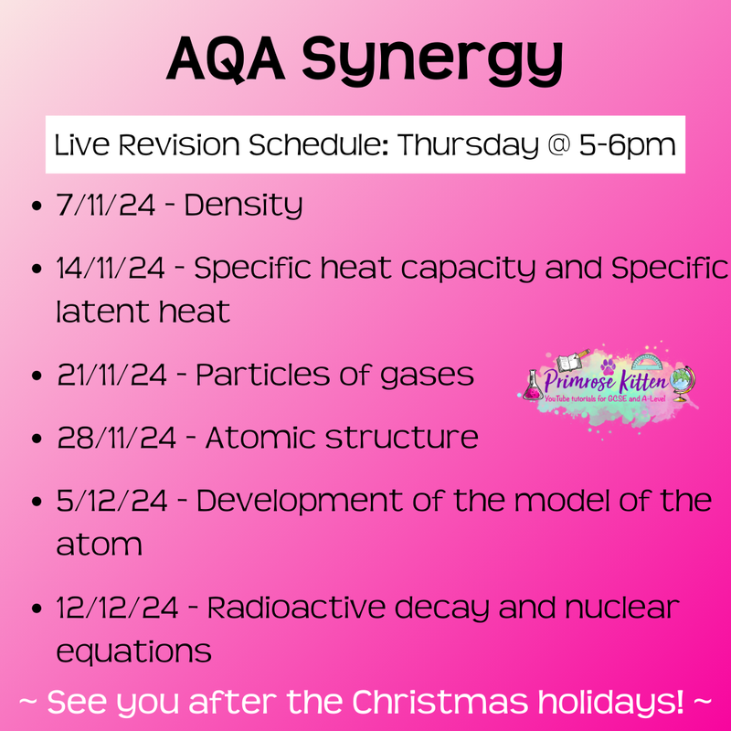 AQA Synergy GCSE Science Exam Masterclass