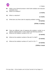 A - Level Chemistry Complete Specification e - Text Book - Primrose Kitten