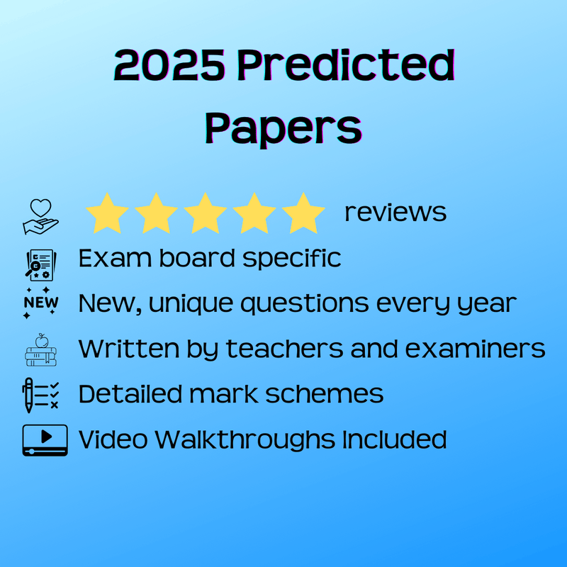 A - Level Chemistry Predicted Papers - Primrose Kitten