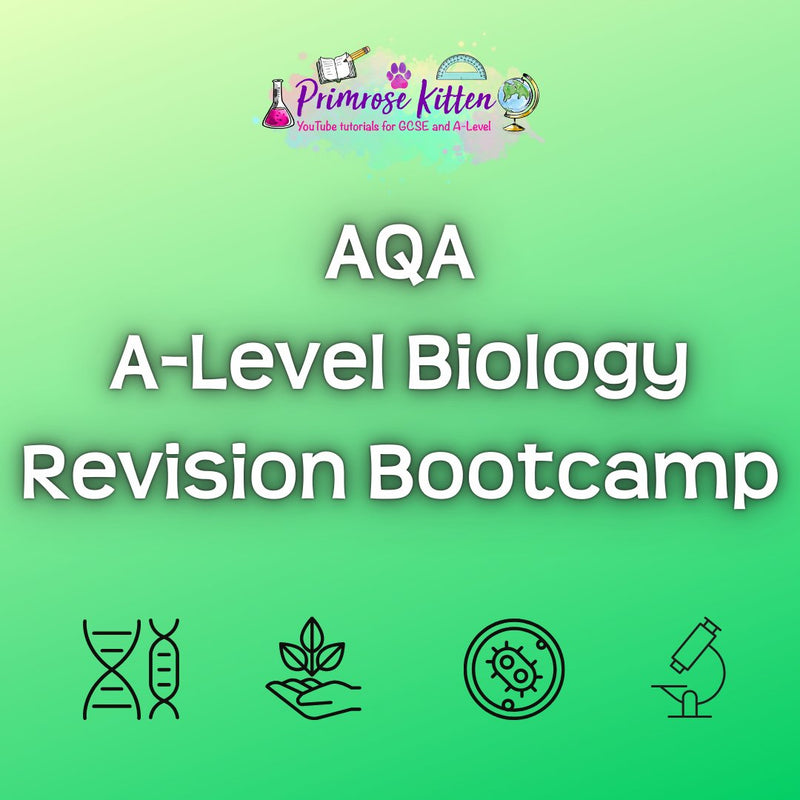 AQA A - Level Biology Revision Bootcamp - Primrose Kitten