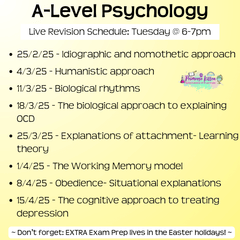 AQA A - Level Psychology Exam Masterclass - Primrose Kitten