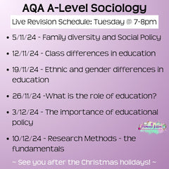 AQA A - Level Sociology Exam Masterclass - Primrose Kitten