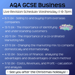 AQA GCSE Business Exam Masterclass - Primrose Kitten