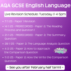 AQA GCSE English Language Exam Masterclass - Primrose Kitten