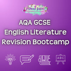 AQA GCSE English Literature Revision Bootcamp - Primrose Kitten