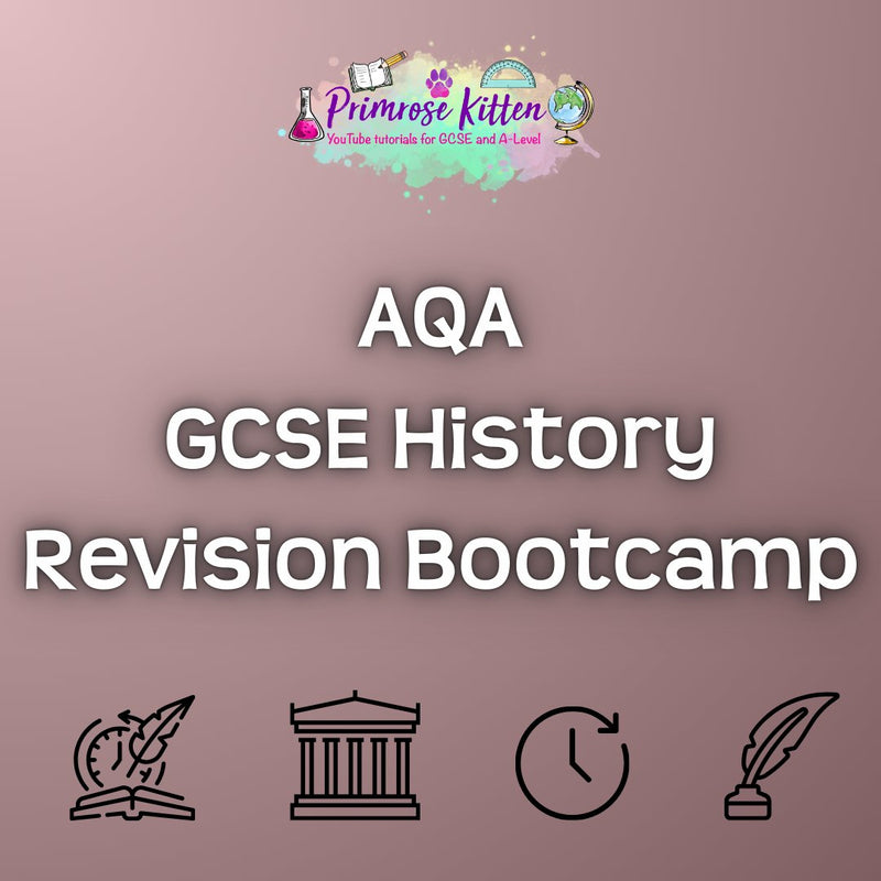 AQA GCSE History Revision Bootcamp - Primrose Kitten