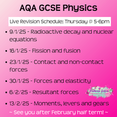 AQA GCSE Physics Exam Masterclass - Primrose Kitten