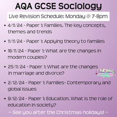 AQA GCSE Sociology Exam Masterclass - Primrose Kitten