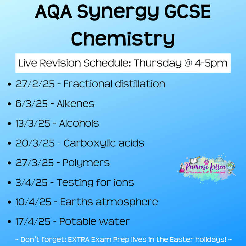 AQA Synergy GCSE Science Exam Masterclass - Primrose Kitten