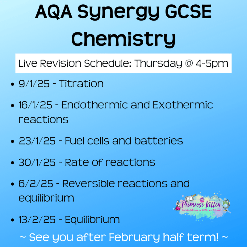 AQA Synergy GCSE Science Exam Masterclass - Primrose Kitten