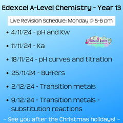 Edexcel A - Level Chemistry Exam Masterclass - Primrose Kitten