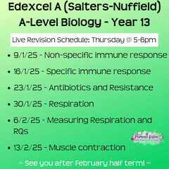 Edexcel A (Salters Nuffield) A - Level Biology Exam Masterclass - Primrose Kitten