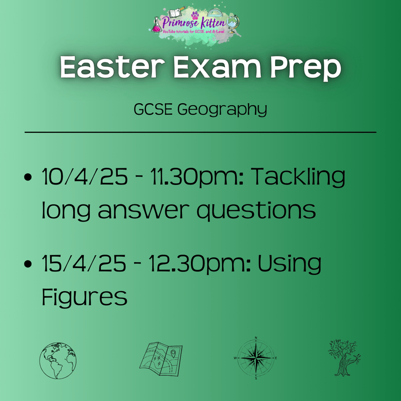 Edexcel B GCSE Geography Exam Masterclass - Primrose Kitten