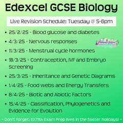 Edexcel GCSE Biology Exam Masterclass - Primrose Kitten