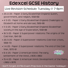 Edexcel GCSE History Exam Masterclass - Primrose Kitten