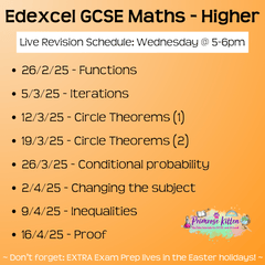 Edexcel GCSE Maths (Higher) Exam Masterclass - Primrose Kitten