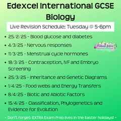 Edexcel International GCSE Biology Exam Masterclass - Primrose Kitten