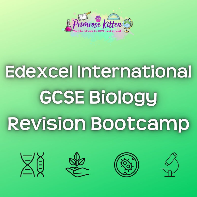 Edexcel International GCSE Biology Revision Bootcamp - Primrose Kitten