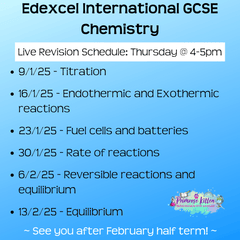 Edexcel International GCSE Chemistry Exam Masterclass - Primrose Kitten