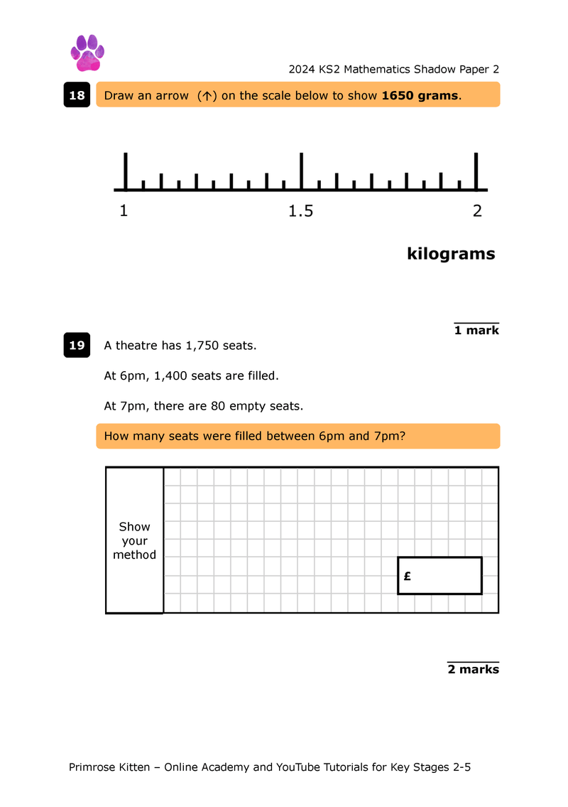 KS2 Maths: SATs Predicted Papers - Primrose Kitten