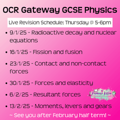 OCR - Gateway GCSE Physics Exam Masterclass - Primrose Kitten