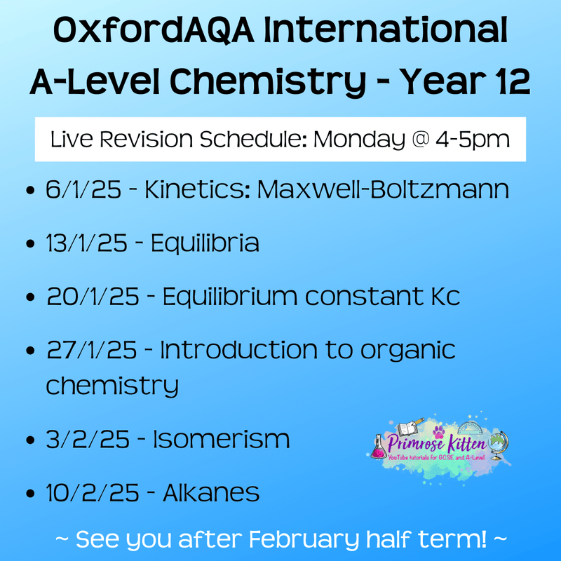 OxfordAQA International A - Level Chemistry Exam Masterclass - Primrose Kitten