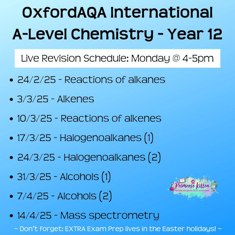 OxfordAQA International A - Level Chemistry Exam Masterclass - Primrose Kitten